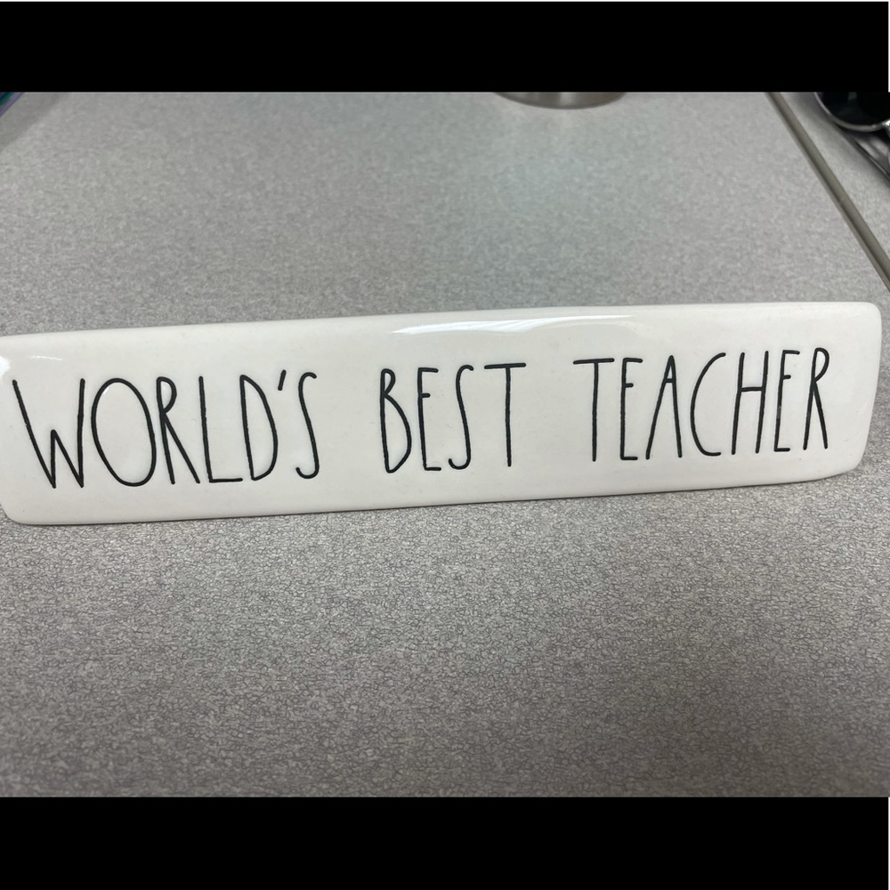 Rae Dunn ‘World’s Best Teacher’